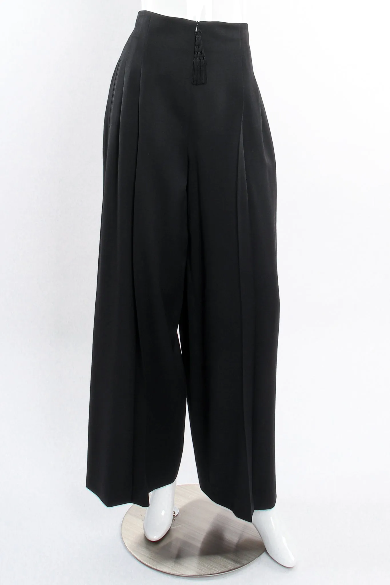 Wide Leg Tuxedo Stripe Pant