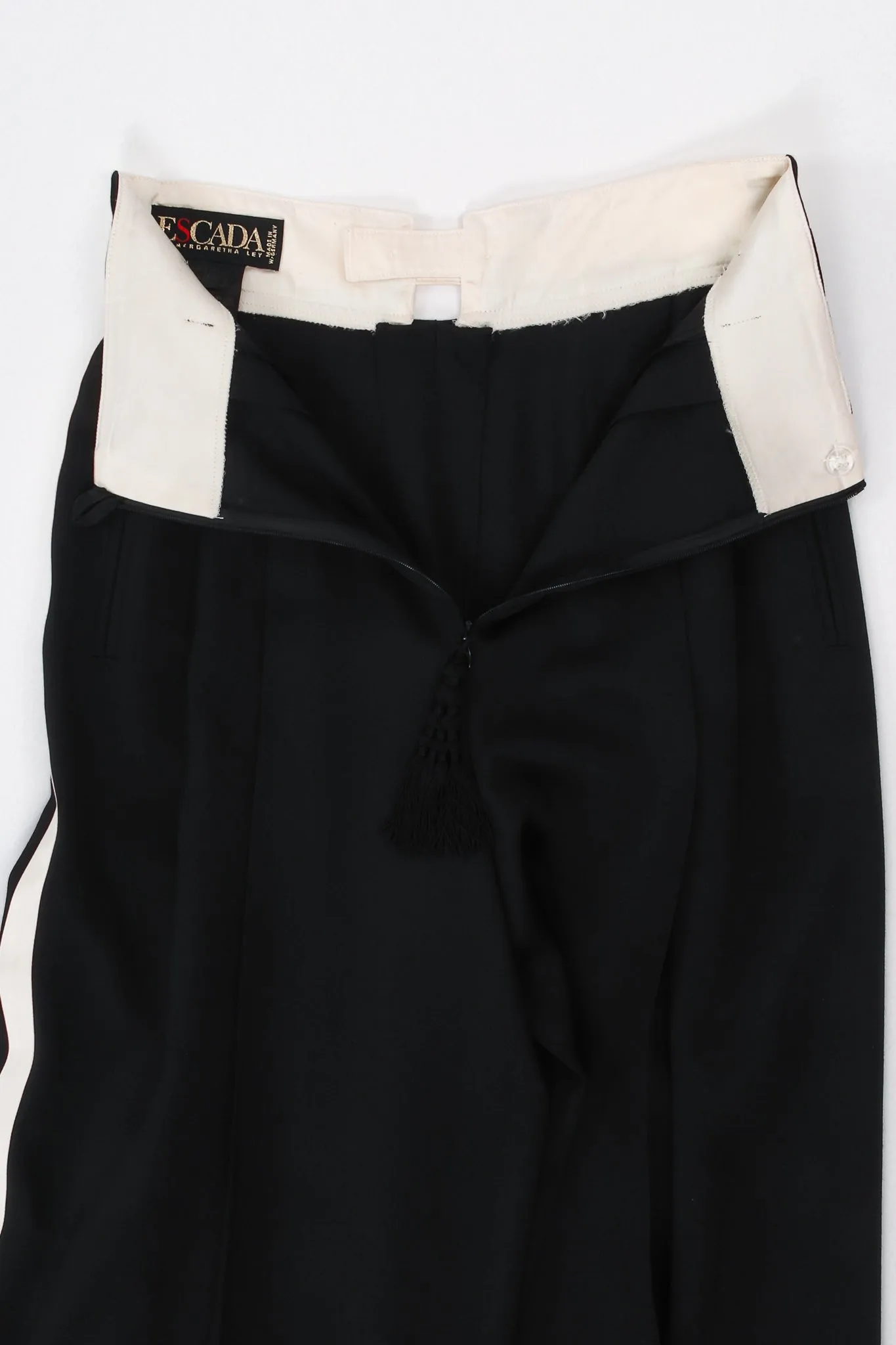 Wide Leg Tuxedo Stripe Pant