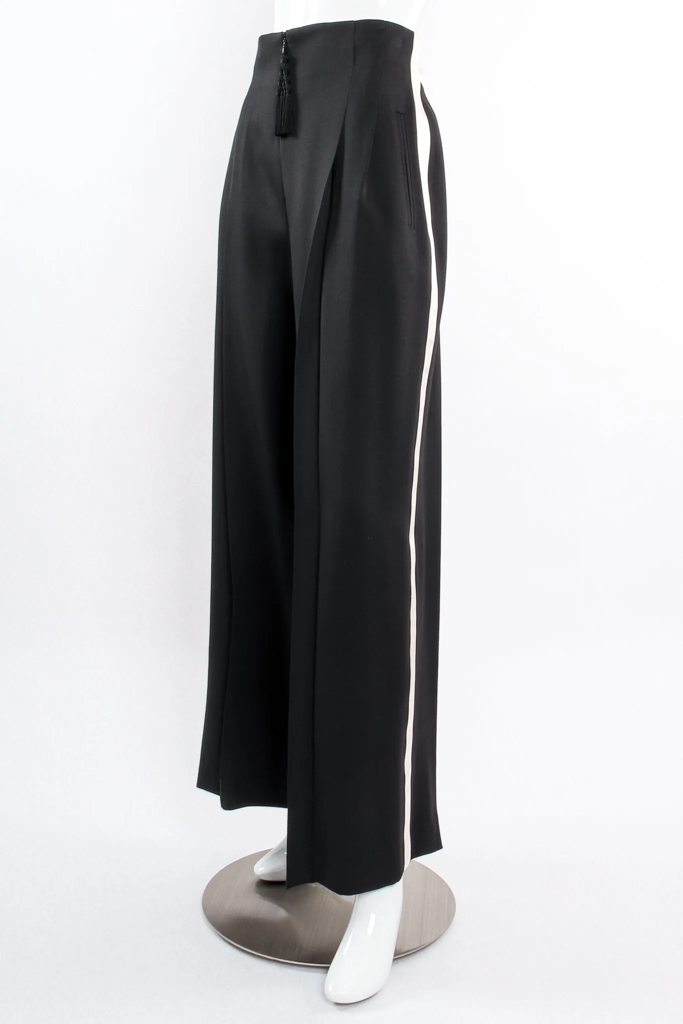 Wide Leg Tuxedo Stripe Pant