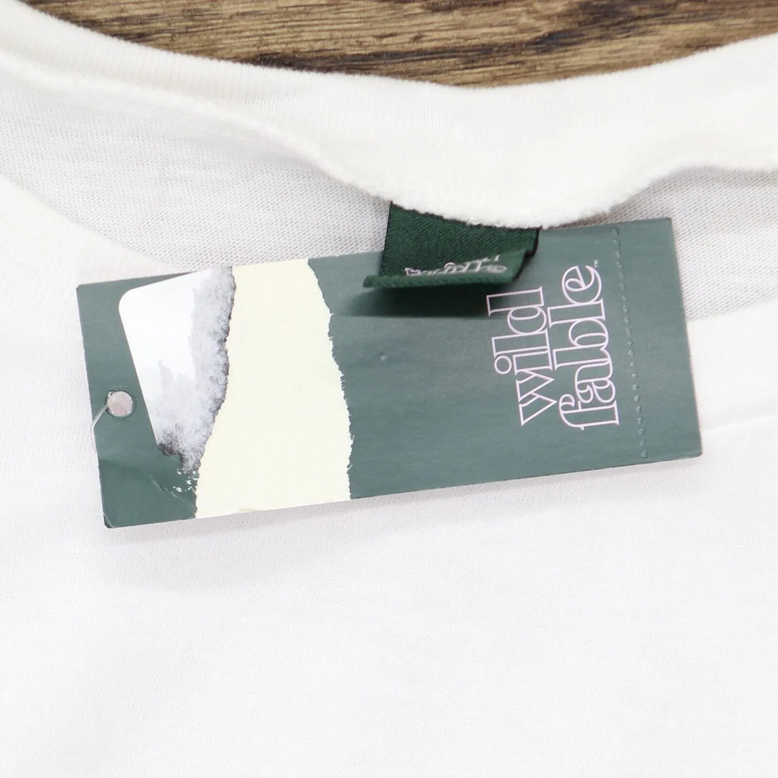 Wild Fable Women's Short Sleeve T-Shirt 563269 White L
