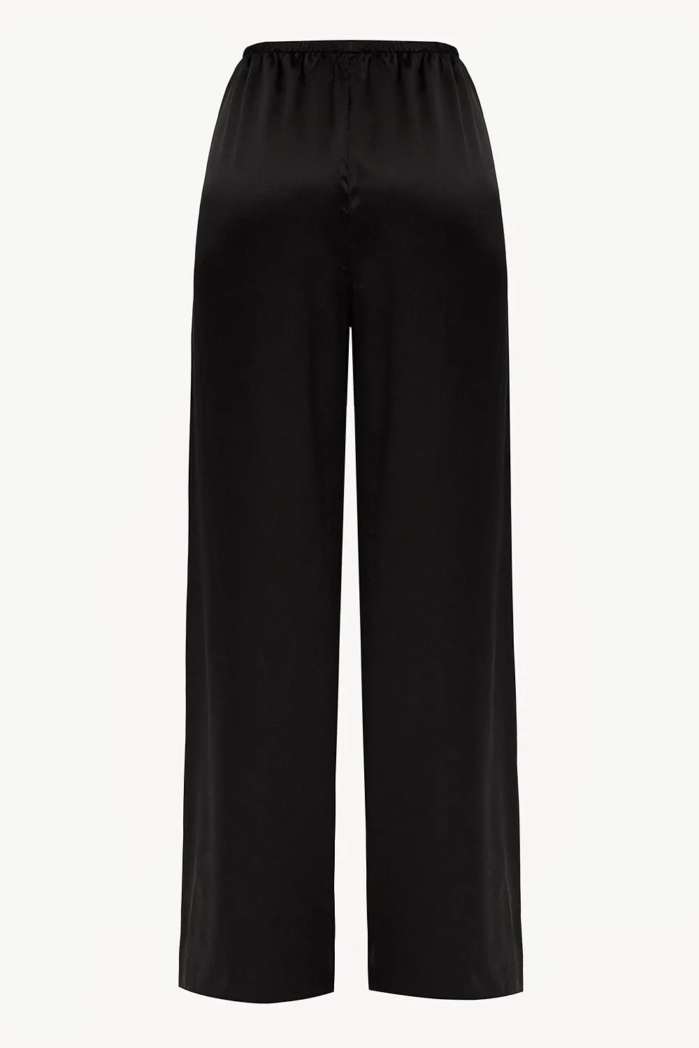 Women pajama fluid pant in black