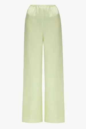 Women pajama fluid pant in sorbet green