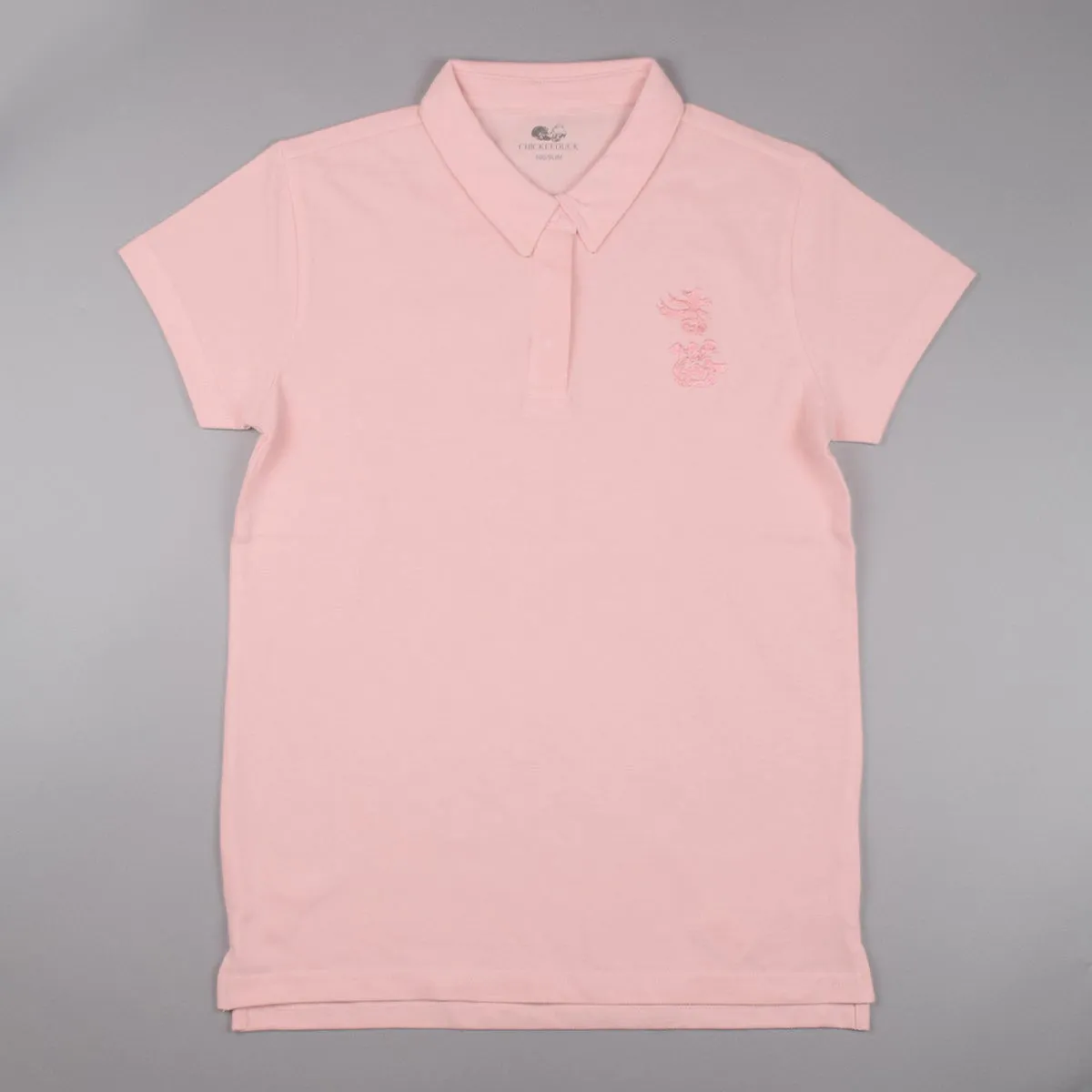 WOMEN’S WOVEN “HK” EMBROIDERY POLO 女裝「香港加油」暗紋繡花 POLO