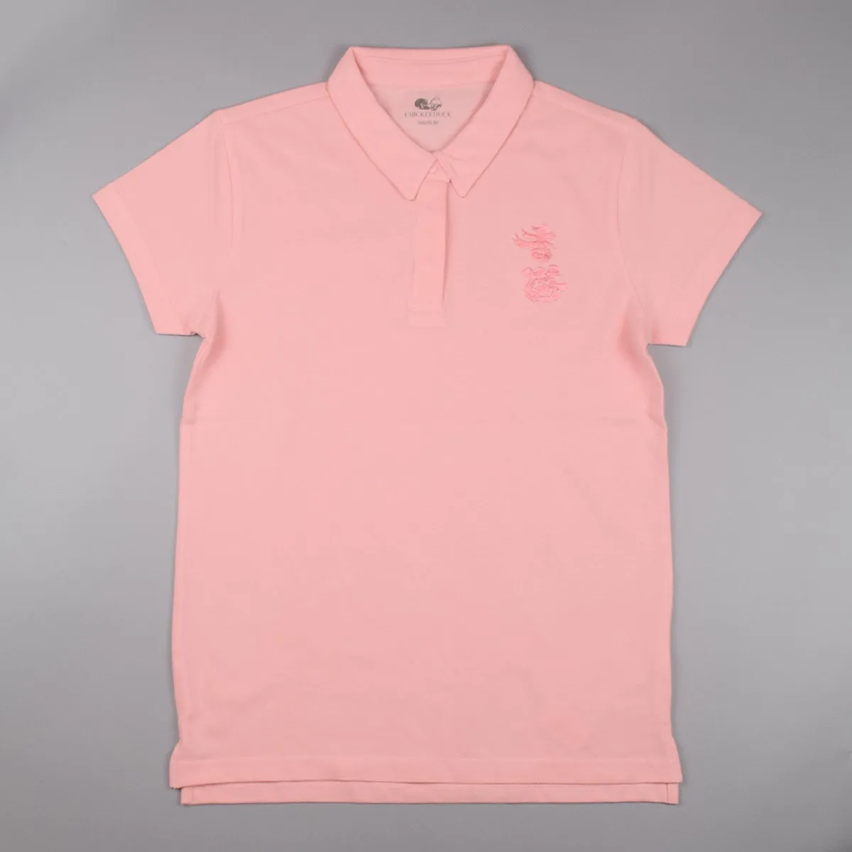 WOMEN’S WOVEN “HK” EMBROIDERY POLO 女裝「香港加油」暗紋繡花 POLO