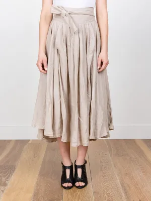wrap skirt - oatmeal