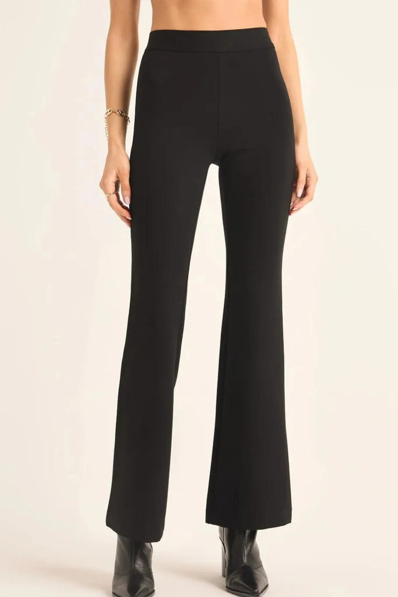 Z Supply: Do It All Flare Pant in Black