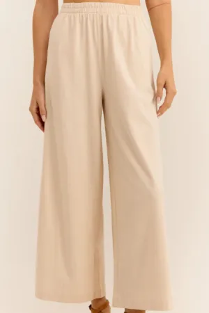 Z Supply: Scout Jersey Flare Pant in Sandshell
