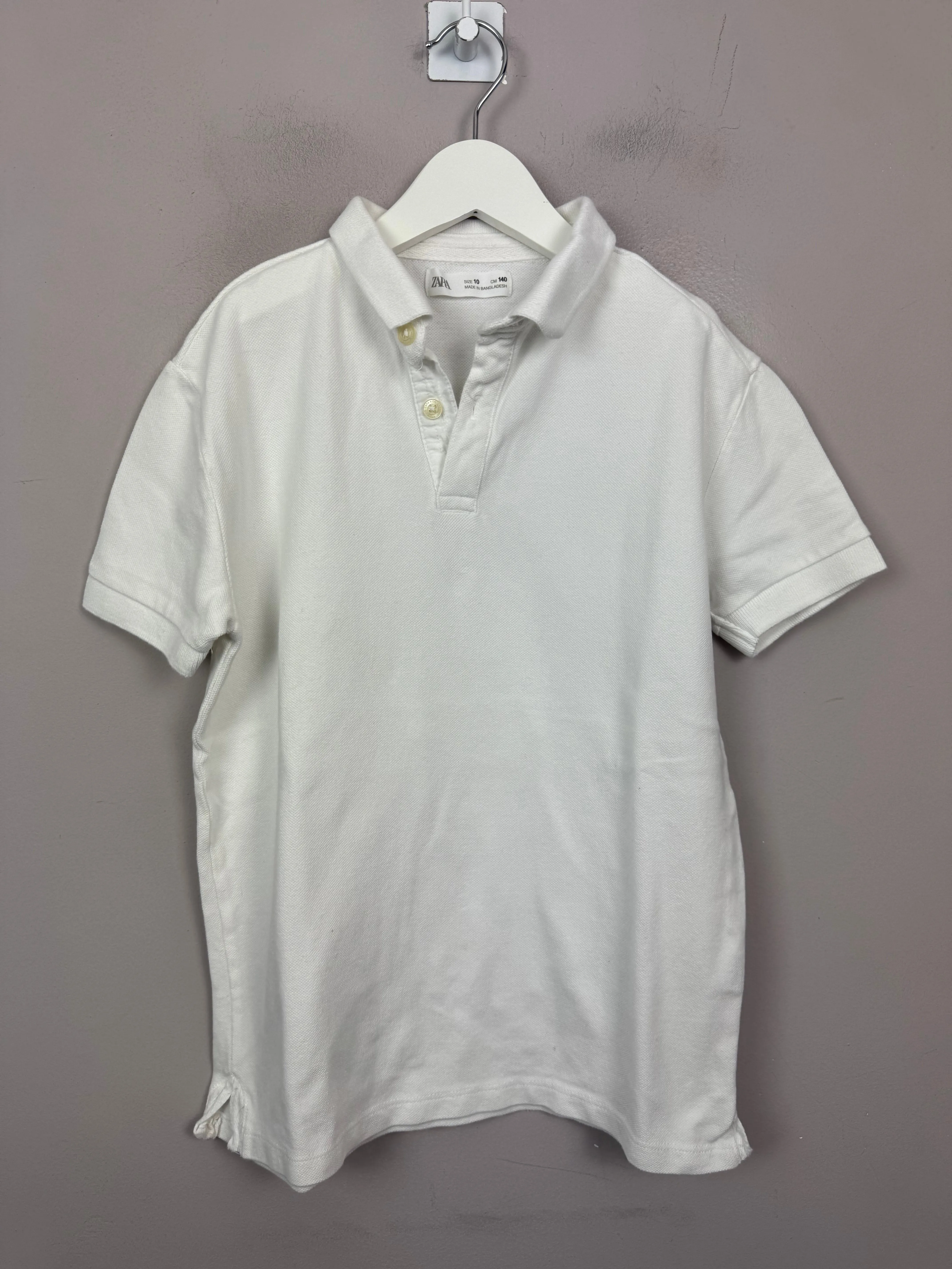 Zara White Polo 10y