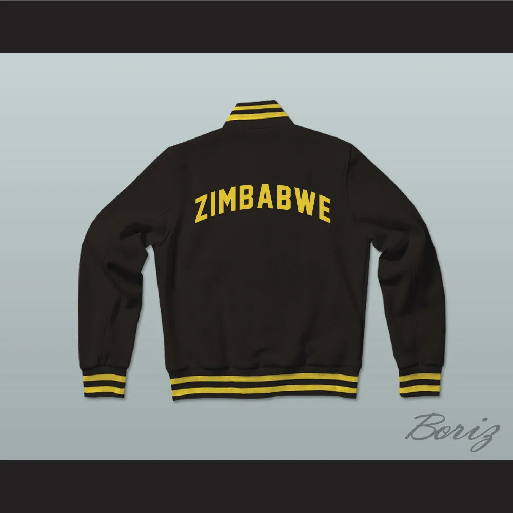 Zimbabwe Varsity Letterman Jacket-Style Sweatshirt