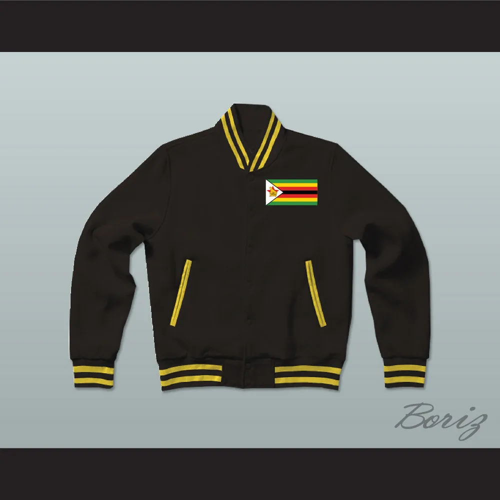 Zimbabwe Varsity Letterman Jacket-Style Sweatshirt