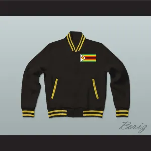 Zimbabwe Varsity Letterman Jacket-Style Sweatshirt