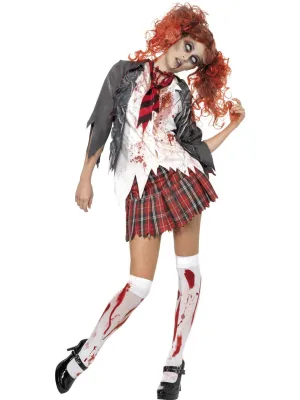 Zombie Schoolgirl Halloween Costume